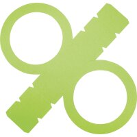 folia Lampion prédécoupé, en papier photo, vert sapin