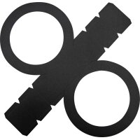 folia Laternen-Zuschnitt, aus Fotokarton, schokobraun