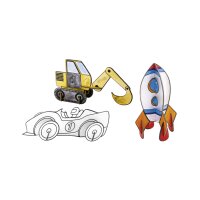 folia Personnage en carton à assembler...