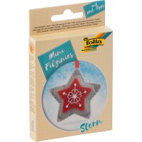 folia Mini Filz-Nähset "Filzinies", 21-teilig, Christbaum