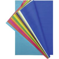 folia Papier de soie, (L)500 x (H)700 mm, 20 g/m2, assorti