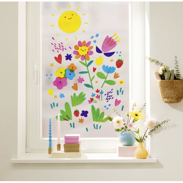 folia Fensterfolie, 230 x 330 mm, farbig sortiert