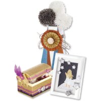 folia Glitterpapier, 70 g qm, 230 x 330 mm, farbig sortiert