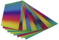 folia Regenbogenpapiermappe, 225 x 320 mm, 100 g qm