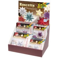 folia Faltblätter Bascetta-Sterne II, im Thekendisplay