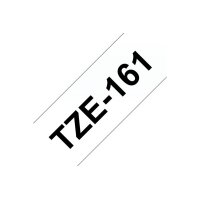 PTOUCH Band, laminiert schwarz/klar TZe-161 PT-3600 36 mm