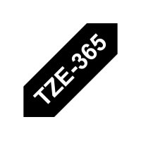 PTOUCH Ruban, laminé blanc/noir TZe-365 PT-3600 36 mm