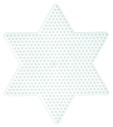 Hama Plaque pour perle étoile grand modèle, blanc
