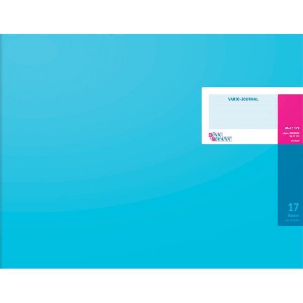 KÖNIG & EBHARDT Journal, 17 Konten, 48 Blatt