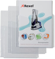 Rexel Housse prospectus avec pochette pliable, A4, PVC