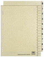 Oxford Intercalaires, chamois, 240 x 300 mm, en carton dur