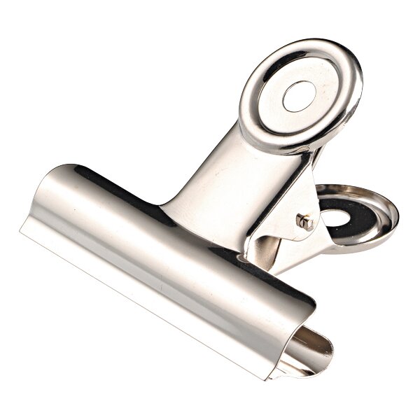 Wonday Briefklemmer aus Metall, Farbe: nickel, Breite: 50 mm