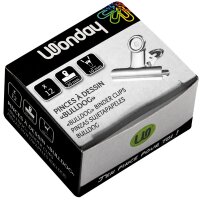 Wonday Briefklemmer aus Metall, Farbe: nickel, Breite: 50 mm