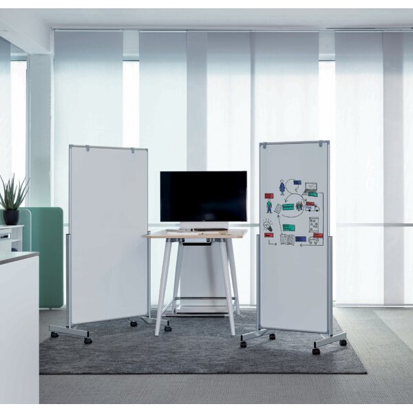 MAUL Tableau blanc mobile MAULpro easy2move, (L)1.000 mm