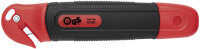 WEDO Safety-Cutter Standard, Trapez-Klinge, schwarz rot