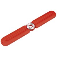 WEDO Dessous de plat design en silicone, pliable, rouge