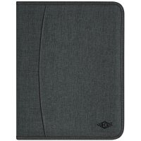 WEDO Serviette classeur COLLEGE, A4, polyester, gris...