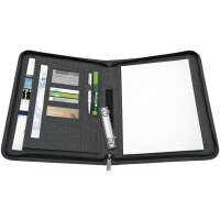 WEDO Serviette classeur COLLEGE, A4, polyester, gris...