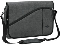 WEDO Sacoche pour notebook Messenger Bag COLLEGE, gris