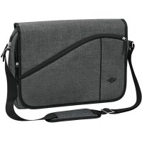 WEDO Sacoche pour notebook Messenger Bag COLLEGE, gris
