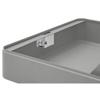 WEDO Geldzählkassette Standard, mit Zahlenschloss, grau