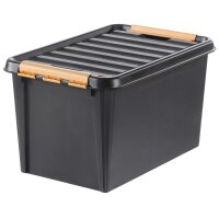 SmartStore Boîte de rangement PRO 49, 49 litres, noir