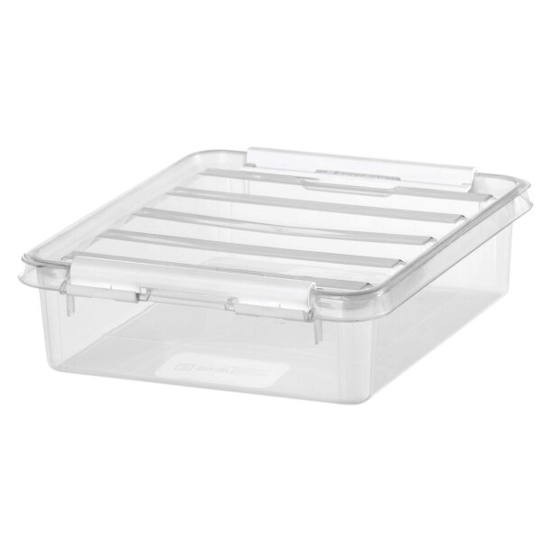 SmartStore Bo&icirc;te de rangement CLASSIC 1 L, clips: noir