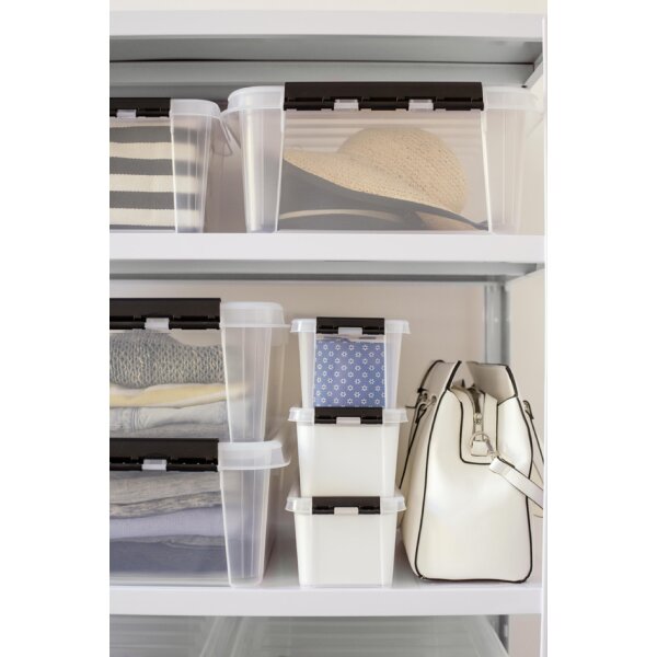 smartstore Aufbewahrungsbox CLASSIC 3,5 L, Clips: schwarz