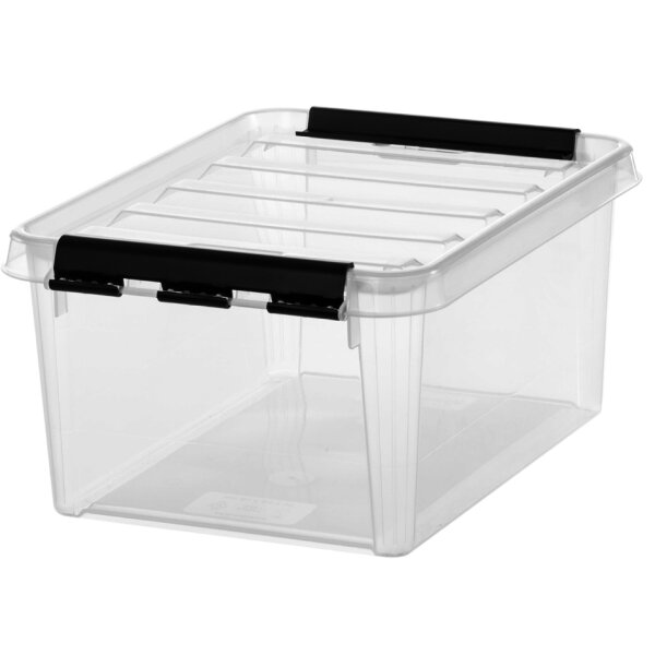 smartstore Aufbewahrungsbox CLASSIC 8 L, Clips: schwarz