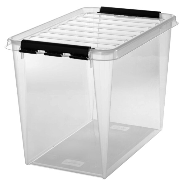 smartstore Aufbewahrungsbox CLASSIC 66 L, Clips: schwarz