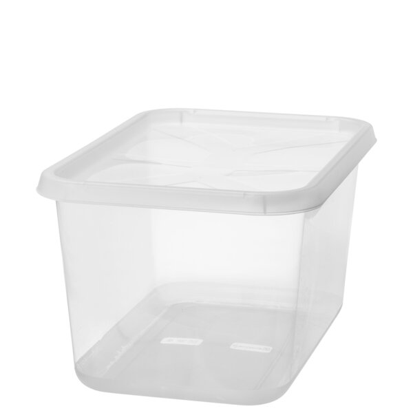 smartstore Aufbewahrungsbox BASIC XL, 60 Liter, transparent