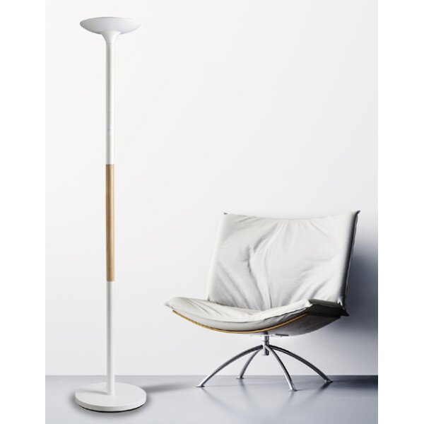 UNiLUX LED-Deckenfluter PRYSKA, dimmbar, Buche weiss
