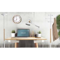 UNiLUX LED-Deckenfluter PRYSKA, dimmbar, Buche weiss