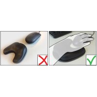 UNiLUX ergonomische Handgelenkstütze ROLLING, schwarz