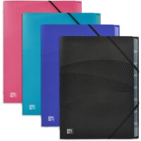 Oxford Trieur Osmose, 8 compartiments, A4, PP, assorti