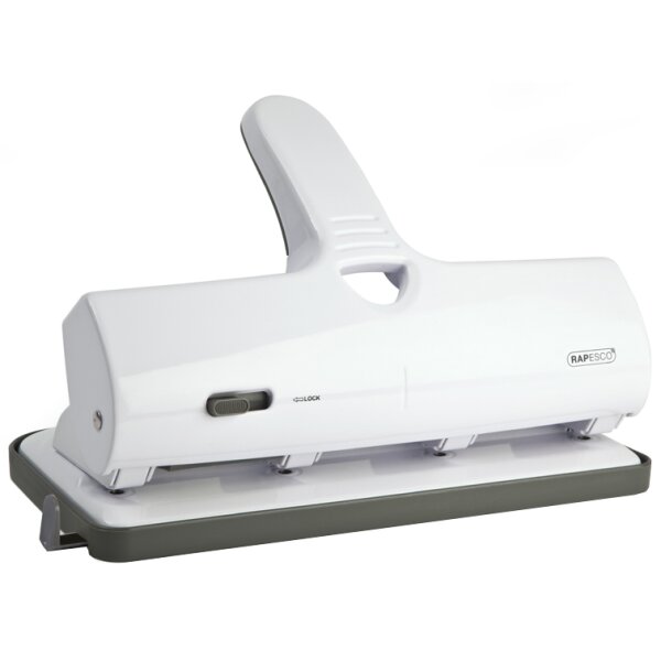 RAPESCO Vierfachlocher ALU 40, 40 Blatt, weiss