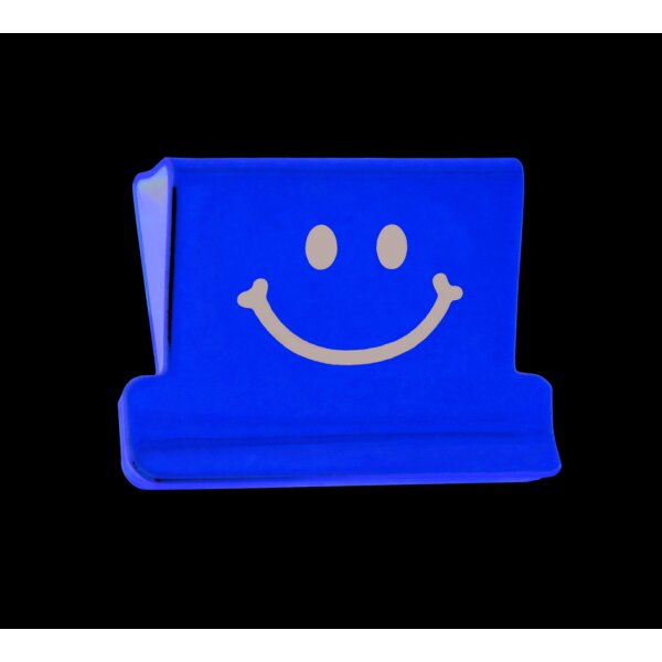 RAPESCO Dokumentenclips Supaclip 40, gelb, Smile-Motiv