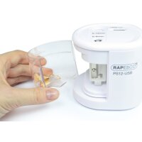 RAPESCO Elektrischer Doppel-Spitzer PS12-USB, weiss