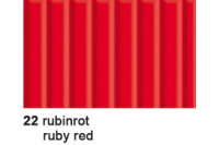 URSUS Carton ondulé 50x70cm 9202222 260g, rouge rubis