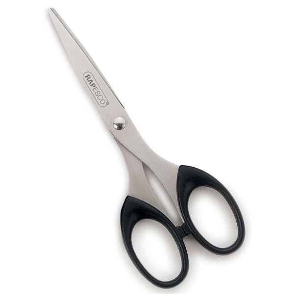 RAPESCO Büroschere, Länge: 210 mm, schwarz