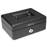 RAPESCO Caisse à monnaie, largeur: 150 mm, noir