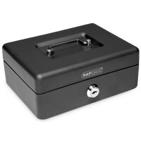 RAPESCO Caisse à monnaie, largeur: 200 mm, noir