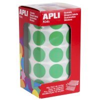APLI Kids Sticker Creative "Rund", auf Rolle, blau