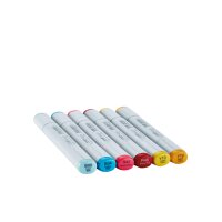 COPIC Marqueur sketch, kit de 6 Perfect Primaries
