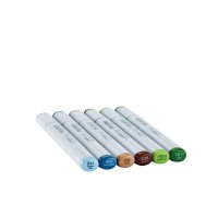 COPIC Marqueur sketch, kit de 6 Earth Essentials