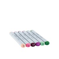 COPIC Marqueur sketch, kit de 6 Floral Favorites 1