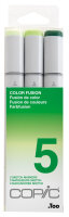 COPIC Marker sketch, 3er Set "Color Fusion 5"