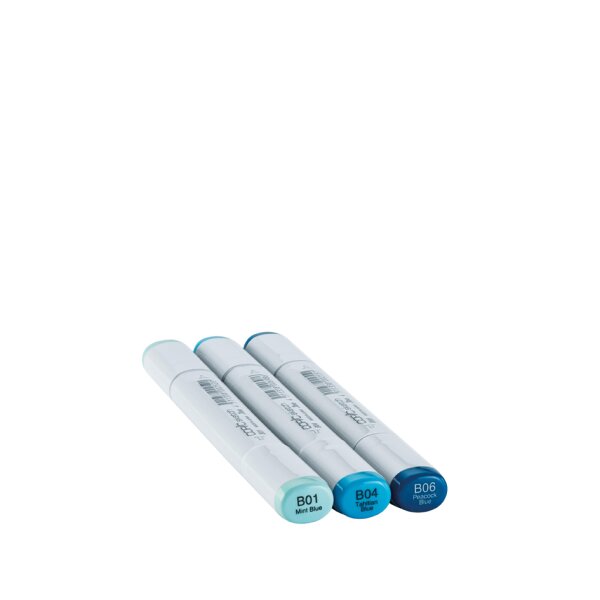COPIC Marqueur sketch, kit de 3 Color Fusion 6