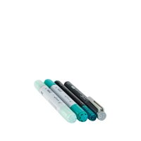 COPIC Marqueur ciao, kit de 4 Doodle Pack Turquoise