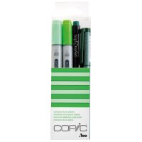 COPIC Marqueur ciao, kit de 4 Doodle Pack Green